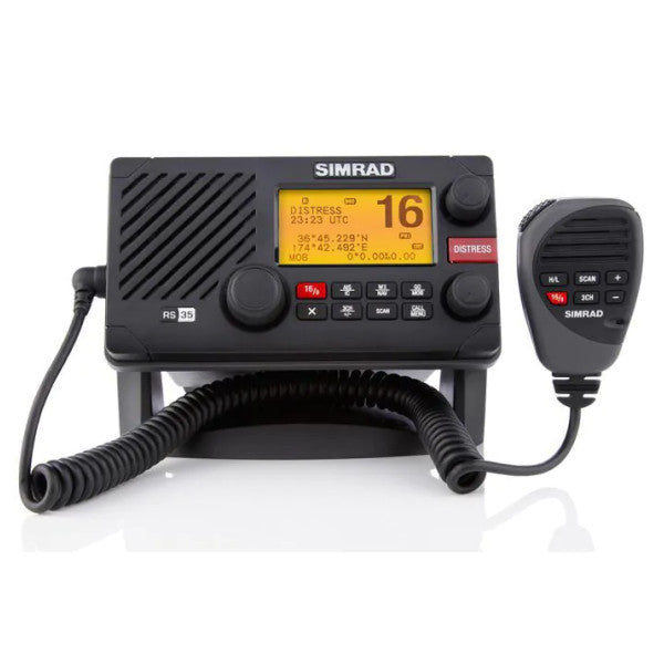 جهاز لاسلكي ذو ترددات عالية جداً من طراز Simrad RS35 DSC VHF VHF مع جهاز استقبال AIS - 000-10790-001