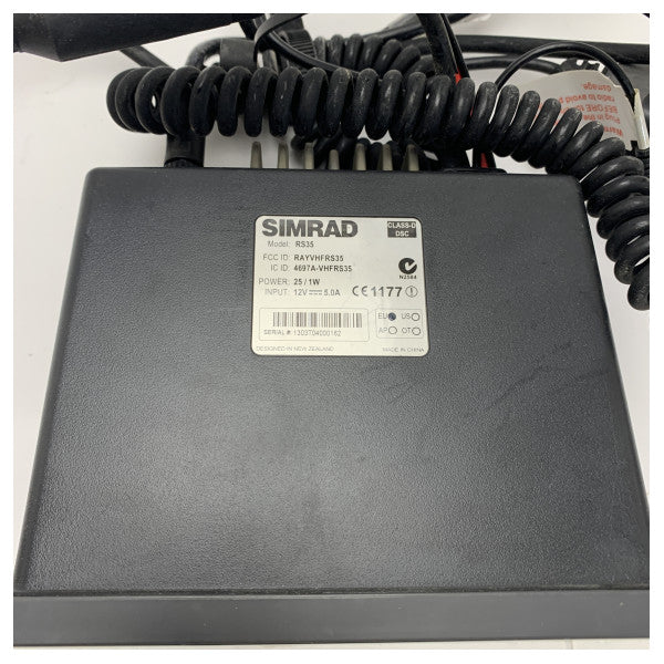 جهاز لاسلكي ذو ترددات عالية جداً من طراز Simrad RS35 DSC VHF VHF مع جهاز استقبال AIS - 000-10790-001
