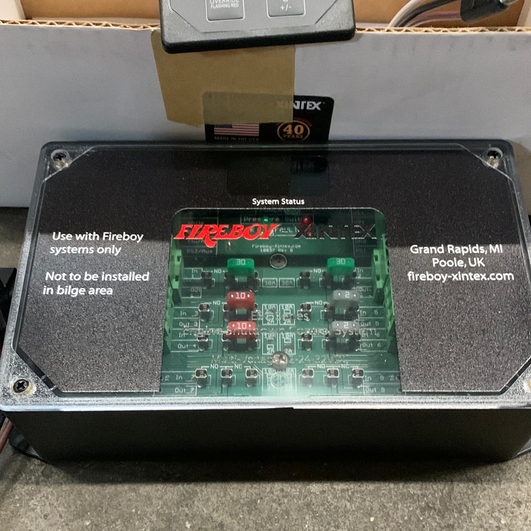 Fireboy Engine Shutdown System med 6 kanaler 12/24V-ESC-0622-04D