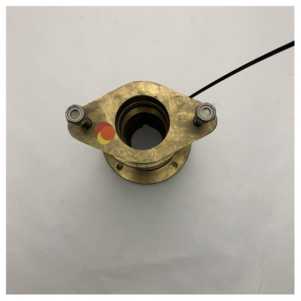 Ναυτικού βαθμού ορείχαλκος Pass-Through Hull Fitting 50mm - Αδιάβροχο καλώδιο & σφραγίδα σωλήνων Bulkhead