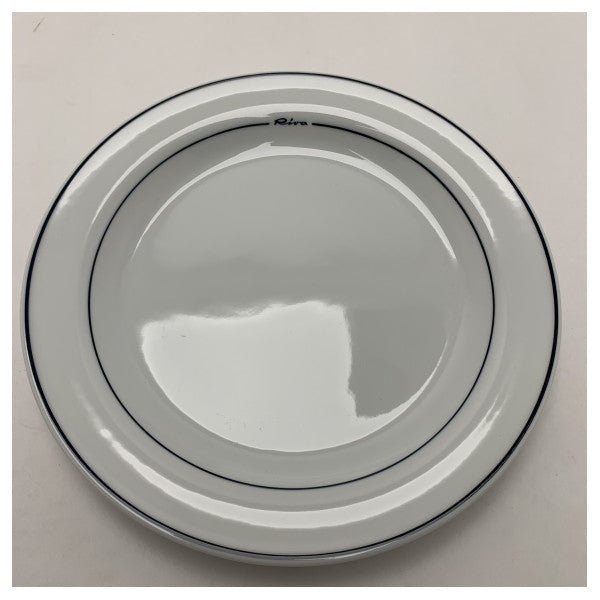 Riva 210 mm Assiettes Riva en acier émaillé de haute qualité � Vaisselle marine durable Lot de 6