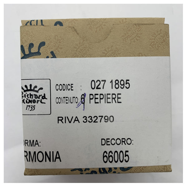 Riva | Richard Ginori 027 1895 порцеланов съд за пипер