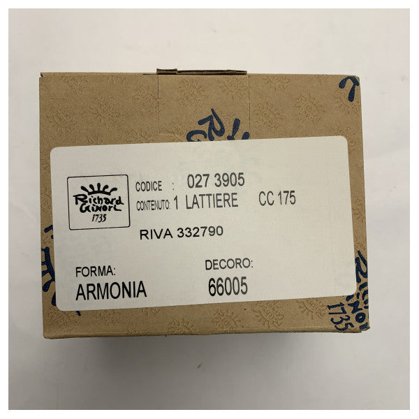 リヴァ|リチャード・ジノリ 027 3905 クラシック・ミルク・ジャグ