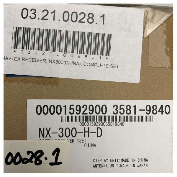 Furuno NX-300-H-D Navtex-Empfänger-Kit mit Antenne