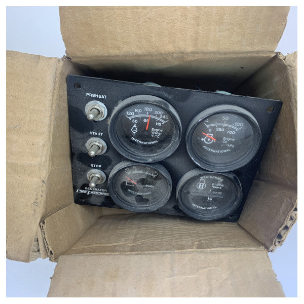 Panneau de commande du générateur Westerbeke 12V 036539