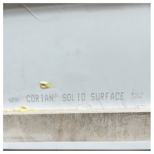 海洋の使用のための Hanse の耐久の白い Corian 固体表面のボートの台所カウンタートップ