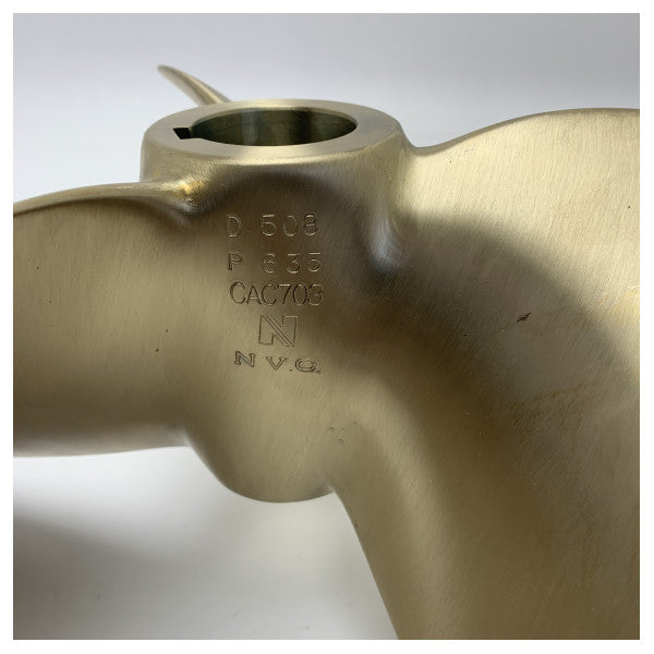 Nakashima Typ C 3-Blatt 20 x 25 RH Propeller 40 mm