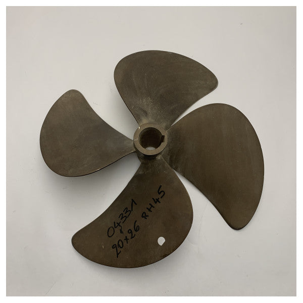 Eliche Radice 4-blade 20 x 26 RH propeller diameter 45 mm