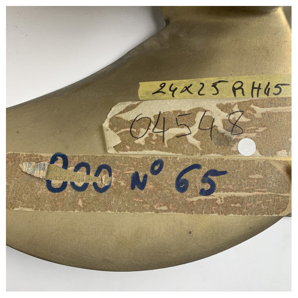 Eliche Radice 24 x 25 inch 4 blade propeller RH diameter shaft 45 mm