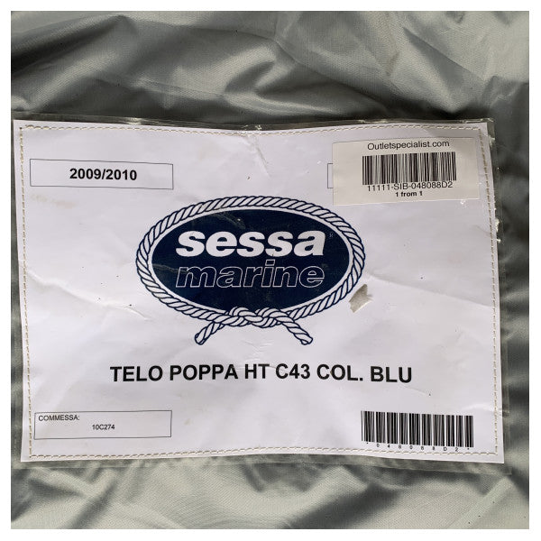 Sessa Marine telo poppa HT C43 μπλε