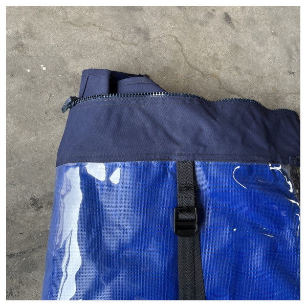 Sessa Marine C43 couvercle de poupe bleu transparent