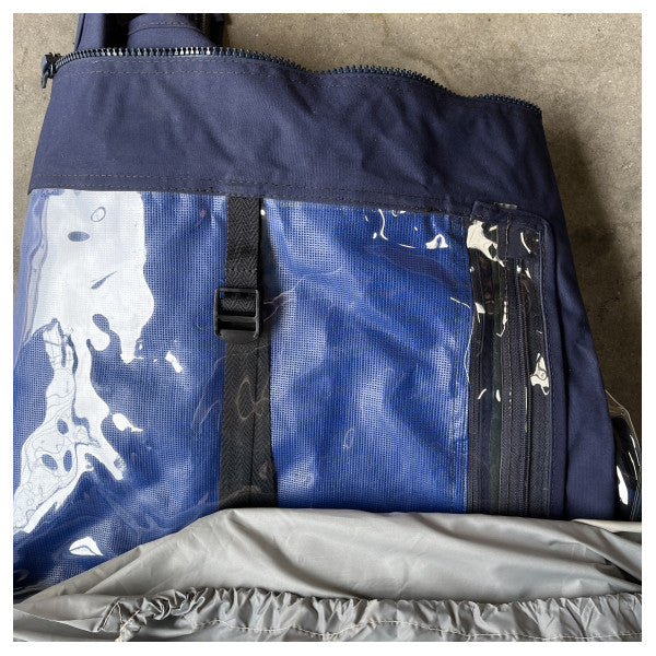 Sessa Marine C43 couvercle de poupe bleu transparent