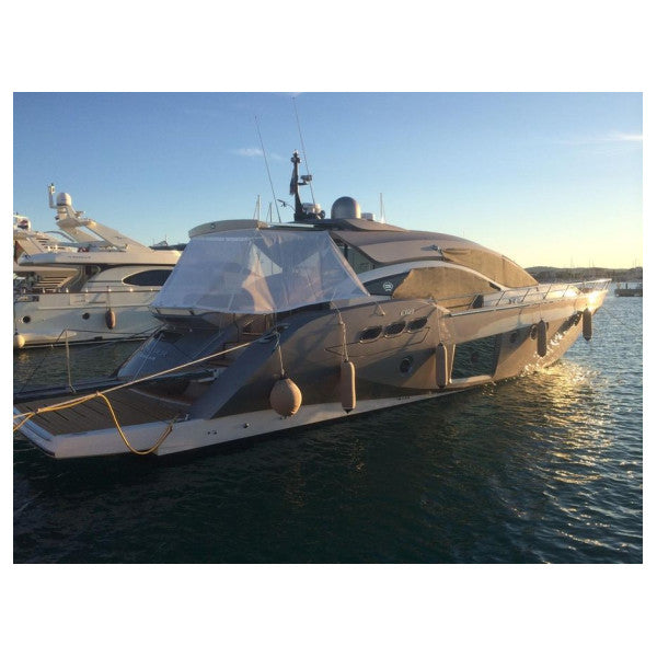 Sessa Marine C68 πρυμναίο κάλυμμα διχτυού σε μπεζ - 049062C