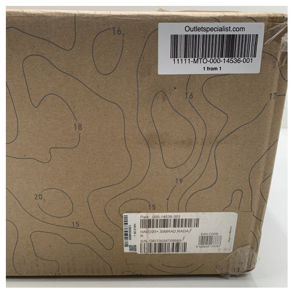 Radar digital Simrad Halo 20+ de 20 polegadas e 36 nm - 000-14536-001