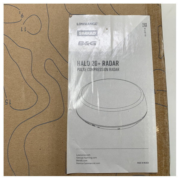 Radar digital Simrad Halo 20+ de 20 polegadas e 36 nm - 000-14536-001