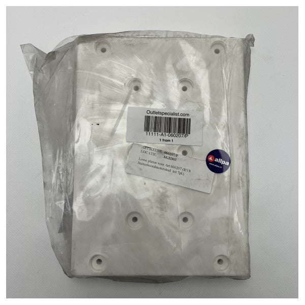 Piastra in plastica CAN per staffa fuoribordo inox 7 hp - 060207/P