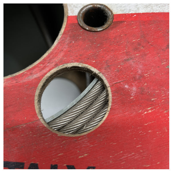 Wysokiej jakości lina morska ze stali nierdzewnej 6 mm - elastyczna i odporna na korozję lina o długości 100 m