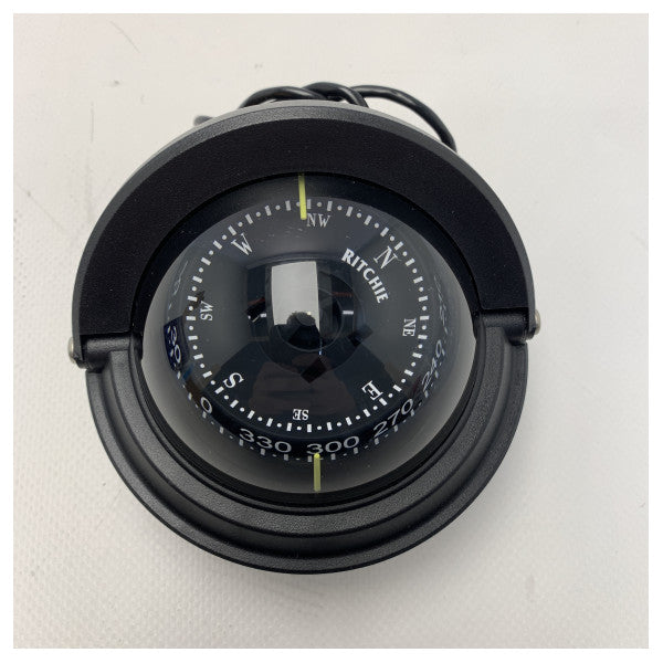 Рідинний компас Ritchie S-87 чорний з підсвічуванням 12/24V
