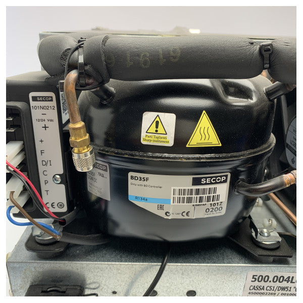 Vitrifrigo C51 IX OC2 51L kompressorkøleskab 12/24V rustfrit stål