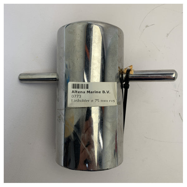 Rustfrit stål 304 75 mm svejsepullert - 0773