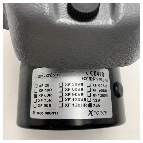 ENGBO XFORCE XF60 60 KGF BOWTHRESTER inkludert relais 24V - 900-00102