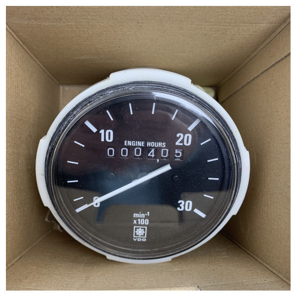 VDO N02040338 engine tachometer with hour counter 3000 RPM