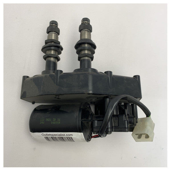 Doga 111 MAR 24V ワイパーモーターブラック 50度 - 111.9601.3B.16