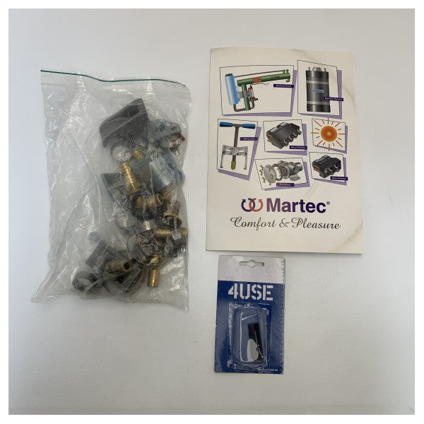 Scambiatore di calore per acqua di mare Martec per motori Bukh DV20 - 901-1212