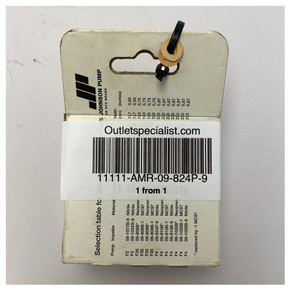 ジョンソンポンプ 09-824P-9 5ブレードインペラ 50.8 x 22 mm