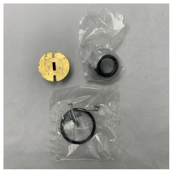 Fantini Ballochi 609 porte-rouleau de papier toilette chromé - Accessoire maritime durable et résistant à la corrosion en provenance d'Italie