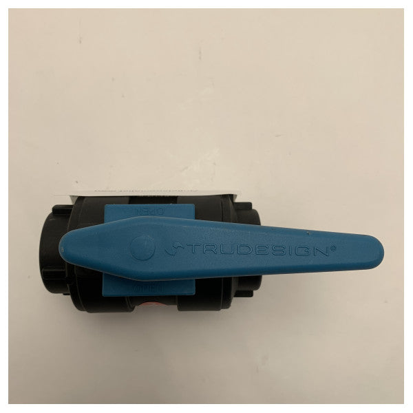 Trudesign 1-BSP 1-инчов черен пластмасов сферичен кран