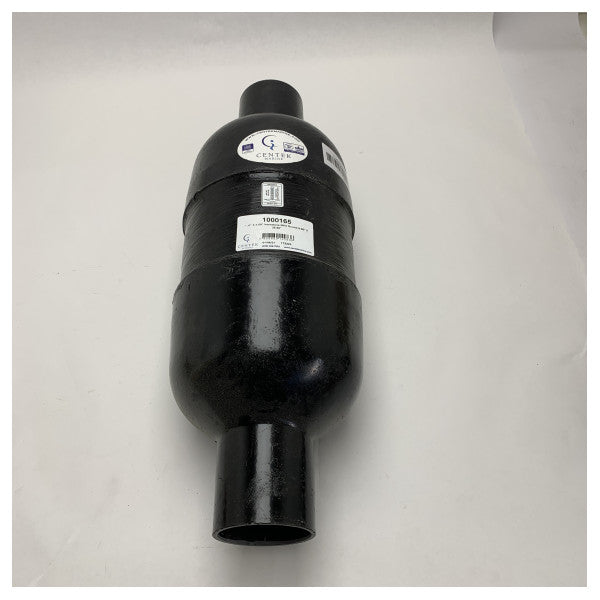 Silenciador de escape GRP de 4 polegadas 125HP da Centek Marine - 1000165