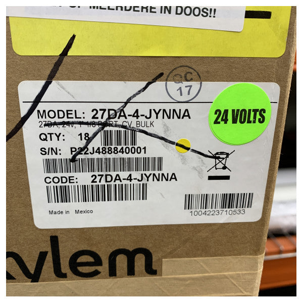 قاعدة 1100 GPH مضخة مياه بيلج 24 فولت - مضخة غاطسة للقوارب واليخوت - 27DA-4-JYNNA