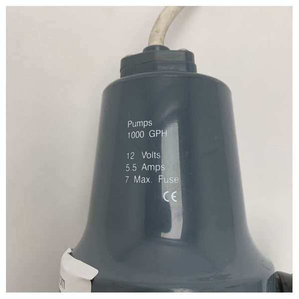 Vetus 1000GPH のビルジ ポンプ 3000L/hour 12V - BLP121000