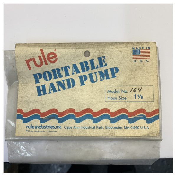ルール ABS マニュアル ポータブル ウォーターポンプ タイプ - 164