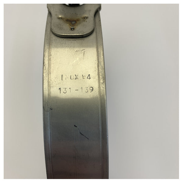 ASA Hose Clamp 131-139mm - Stainless Steel Adjustable