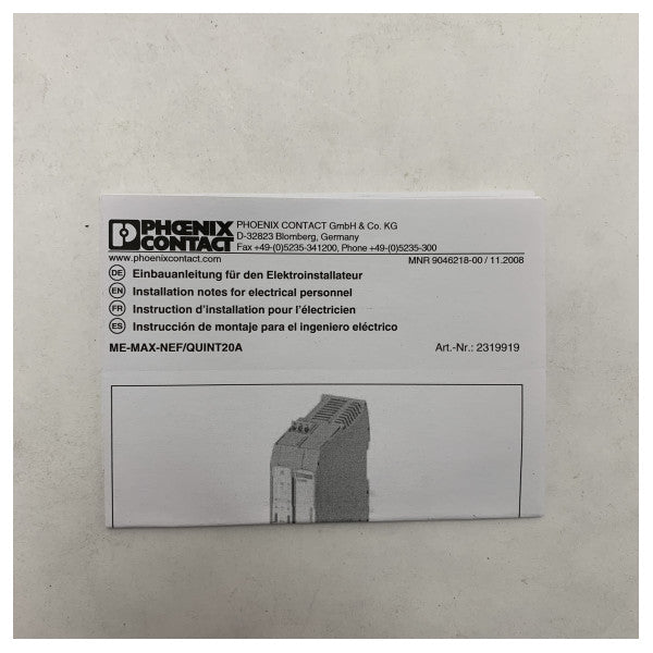 Phoenix Kontaktfilter ME-MAX-NEF/QUINT20 A
