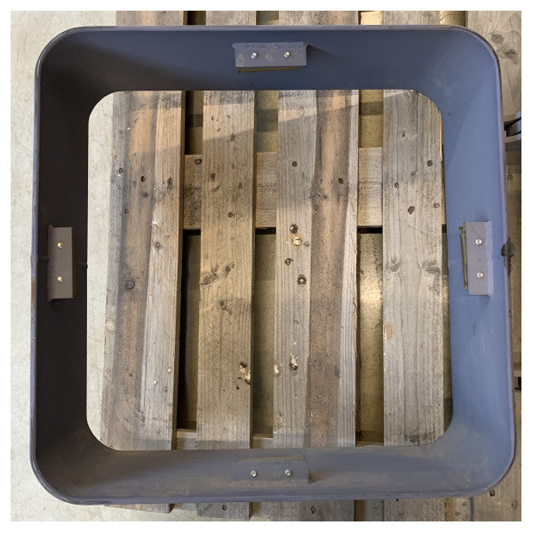 Tampa de escotilha marítima em aço de 600x600mm para serviço pesado com vedação à prova de intempéries e mecanismo de volante fácil