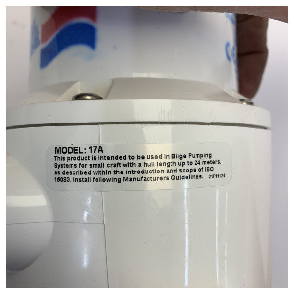 مضخة غاطسة Rule 17AM 3800 GPH 12V - مضخة حوض سفينة قوية