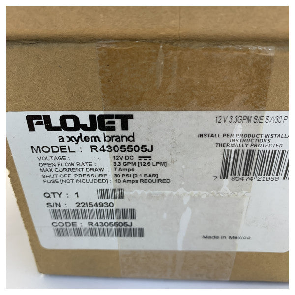 مضخة مياه الشرب Flojet R4305505J - مضخة مياه بحرية 12 فولت للقارب واليخت