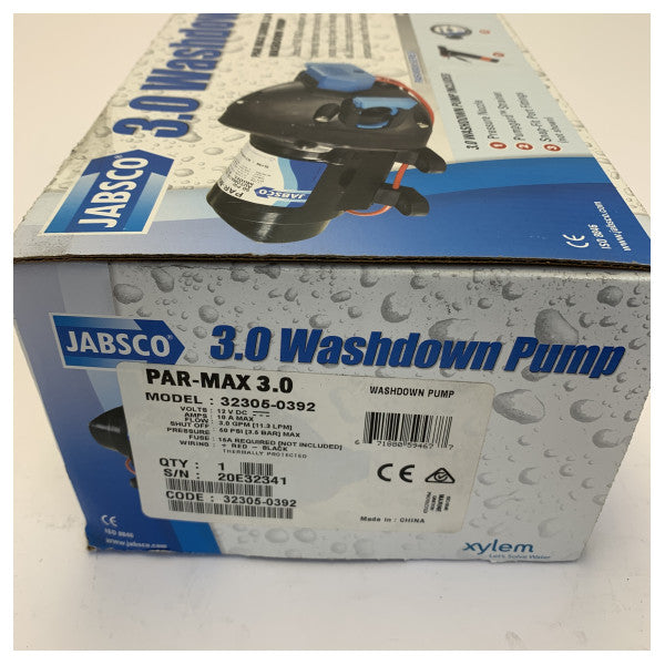 جابسكو PAR-Max 3.0 1.4 LPM، 3.5 بار GPM مضخة غسيل 12V - 32305-0392