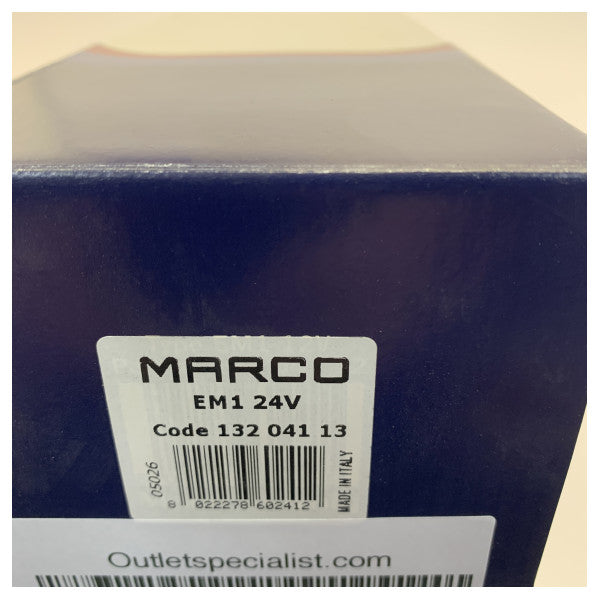 ماركو مارين بوق 24 فولت - بوق طويل - بوق سفينة من الفولاذ المقاوم للصدأ -132-041-13