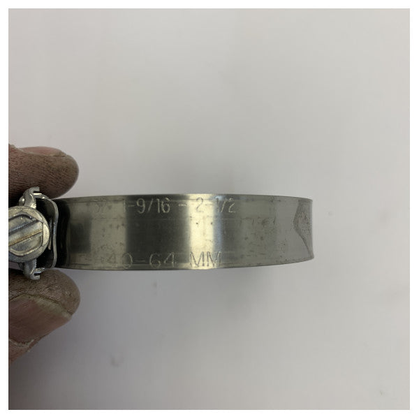 PERFECT Letkunkiristin W4 ruostumaton teräs 40-64 mm - Meriluokan letkunkiristin