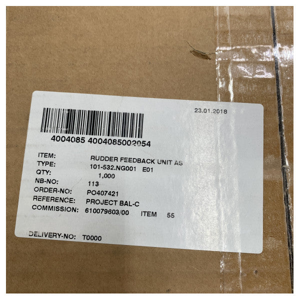 Raytheon Anschutz Rudder Feedback Unit AS - 101-532.ng001