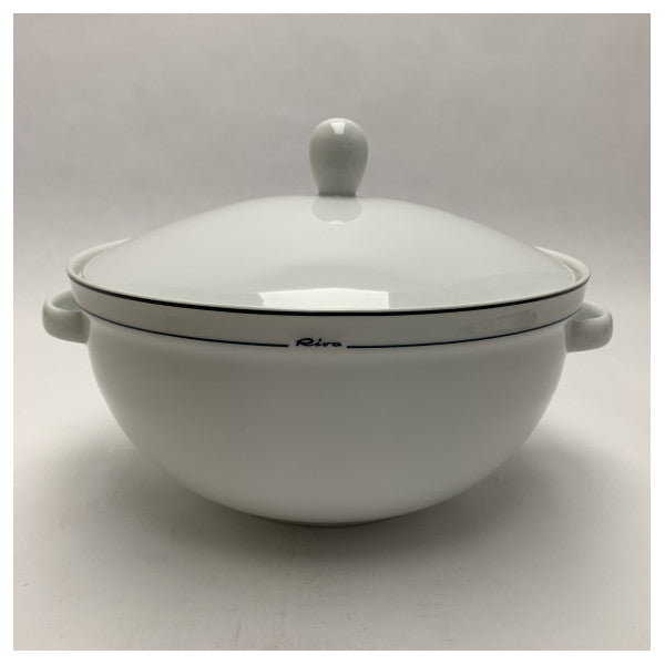 Riva Korkealaatuinen posliini merenkulkuastia kannella - kestävä merenkulkuinen tarjoiluastia laivoihin ja veneisiin