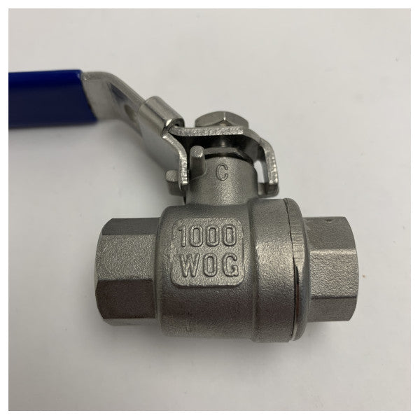 Кульовий кран з нержавіючої сталі 316 3/8 дюйма 1000 WOG