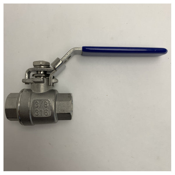Rustfritt stål 316 kuleventil 3/8 tommer 1000 WOG
