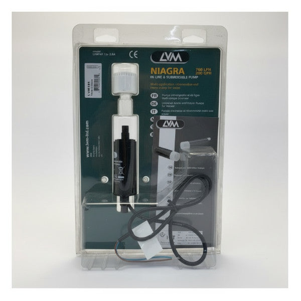 Bomba de Porão e Inline Niagara LVM141 12V - Diesel e Líquido