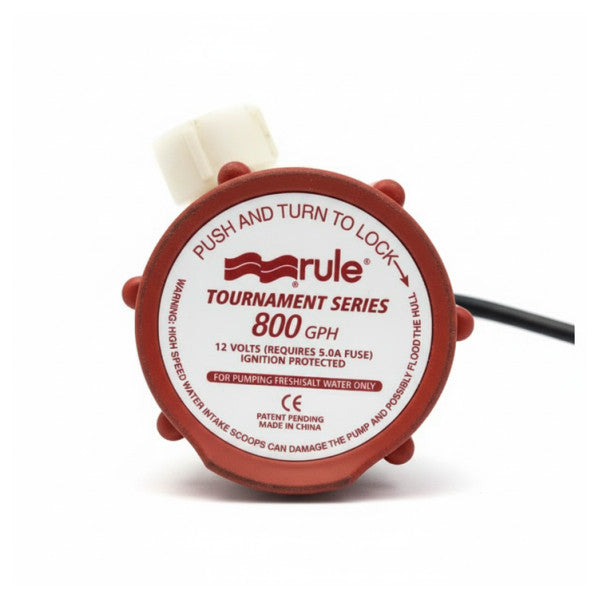 Rule 403CM Livewell Aerator Pump - 800 GPH - Marine Bilge Pump