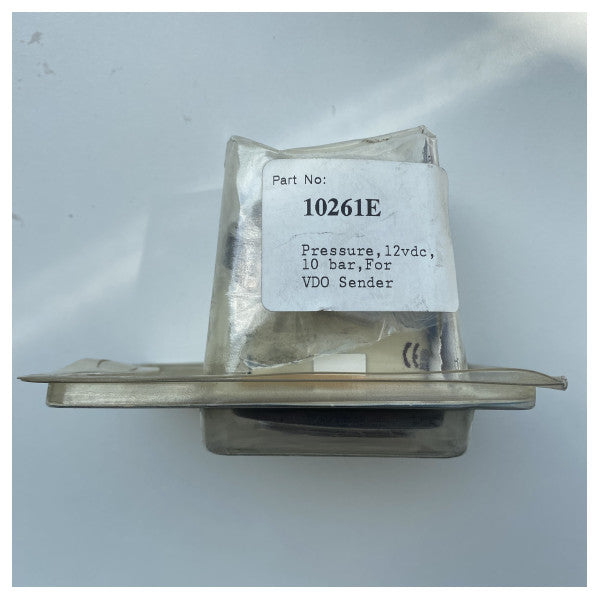 Seastar Teleflex Marine 10261E 12V 10 Bar paineanturi yhteensopiva VDO-mittarin kanssa merenkulkualan sovelluksiin.